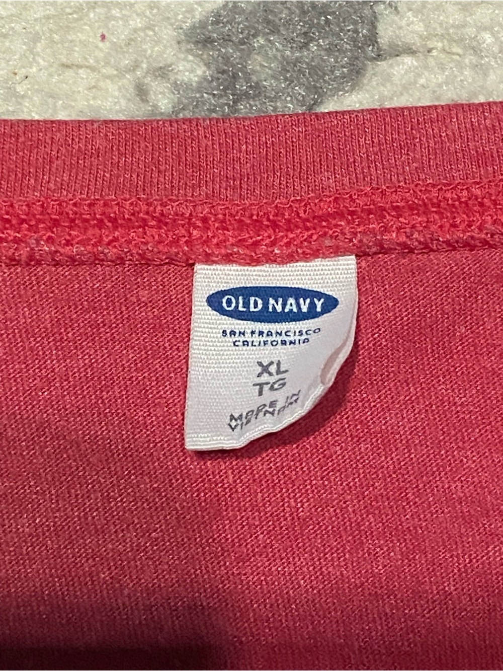 Old Navy Red Long-Sleeve 'Need Coffee' Lounge Tunic - Picture 3 of 3
